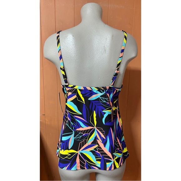 NWT Speedo High Neck Tankini Top L - Picture 4 of 10